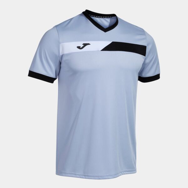 COURT SHORT SLEEVE T-SHIRT SKY BLUE NAVY WHITE Thumbnail