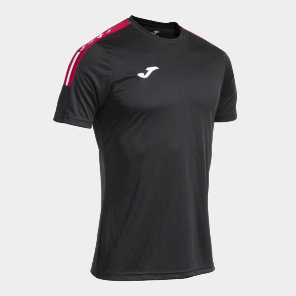 ECO ESSENTIAL SHORT SLEEVE T-SHIRT BLACK RED Thumbnail