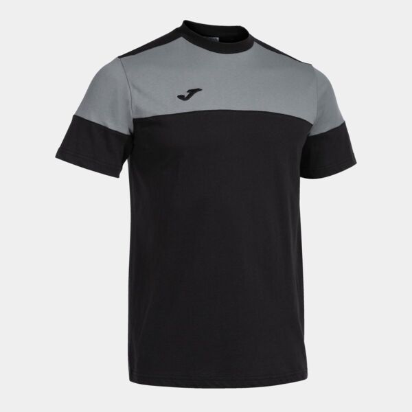 CREW V SHORT SLEEVE T-SHIRT BLACK GREY Thumbnail