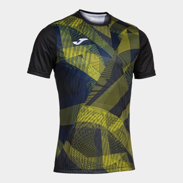 PRO TEAM SHORT SLEEVE T-SHIRT BLACK YELLOW Thumbnail