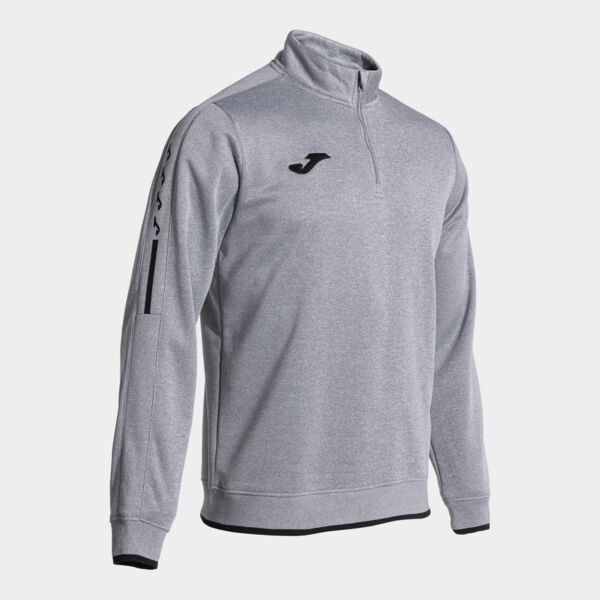 OLIMPIADA SWEATSHIRT MELANGE GREY BLACK Thumbnail