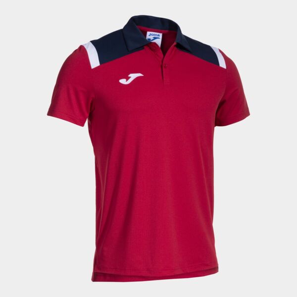 TOLEDO SHORT SLEEVE POLO RED NAVY Thumbnail