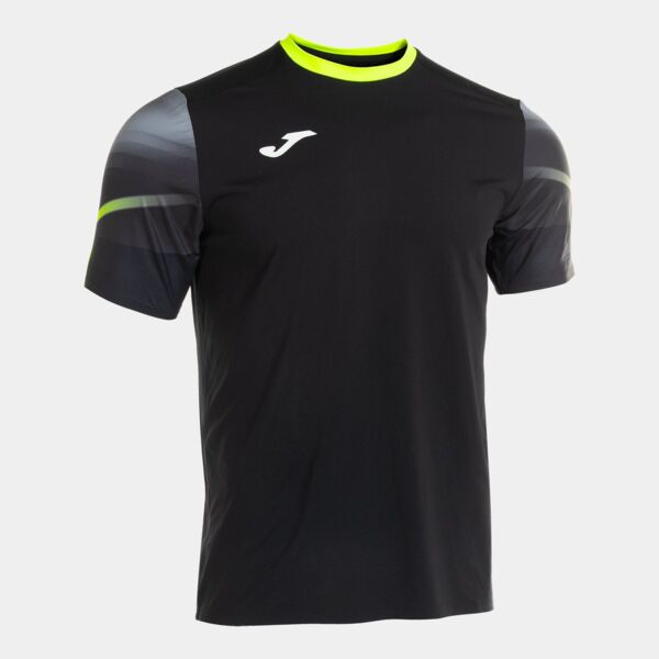 ELITE XI SHORT SLEEVE T-SHIRT BLACK FLUOR YELLOW Thumbnail