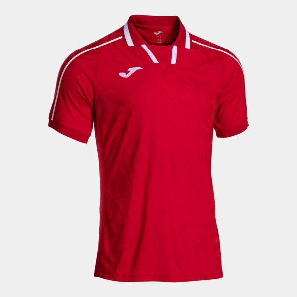  SHORT SLEEVE T-SHIRT RED WHITE Thumbnail