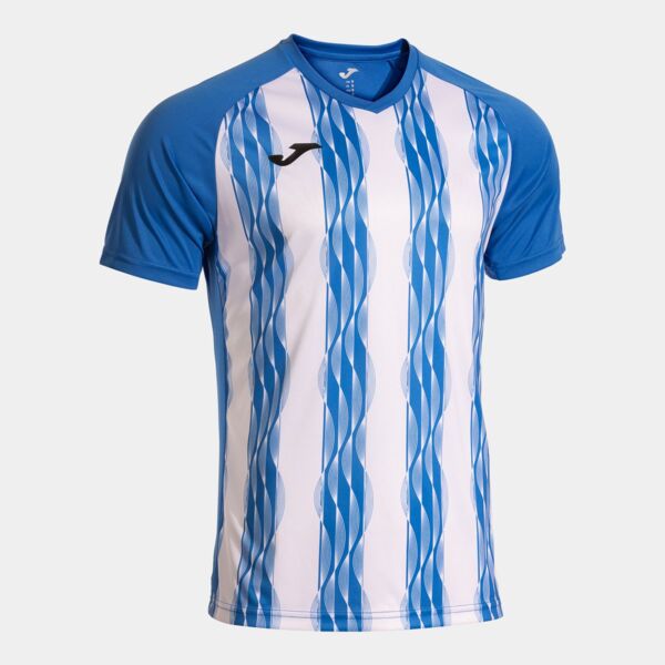 PERFORMANCE SHORT SLEEVE T-SHIRT ROYAL BLUE WHITE Thumbnail