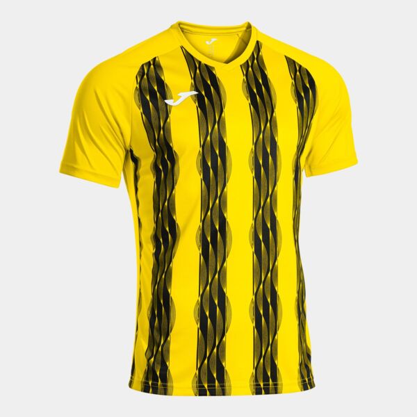 PERFORMANCE SHORT SLEEVE T-SHIRT YELLOW BLACK Thumbnail