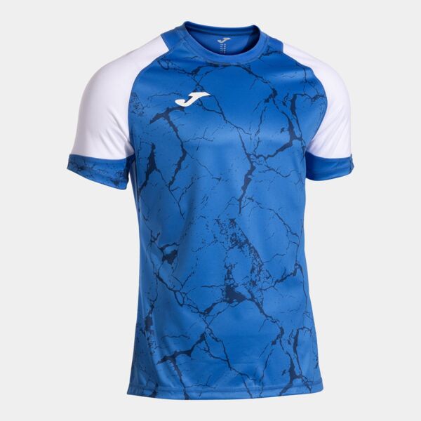 PERFORMANCE HANDBALL SHORT SLEEVE T-SHIRT ROYAL BLUE WHITE Thumbnail
