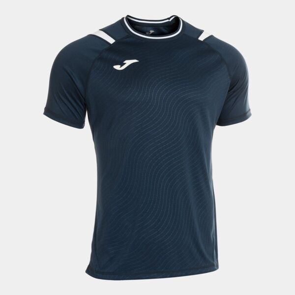 PERFORMANCE SHORT SLEEVE T-SHIRT NAVY BLUE WHITE Thumbnail