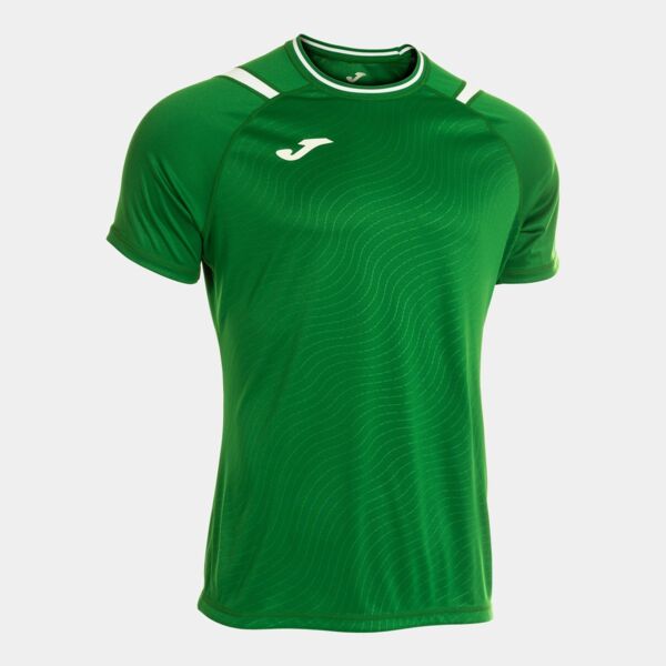 PERFORMANCE SHORT SLEEVE T-SHIRT GREEN WHITE Thumbnail