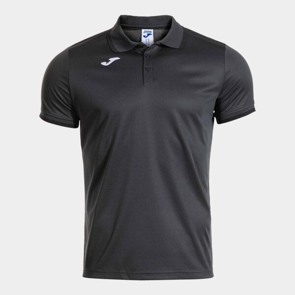 COMBI PREMIUM SHORT SLEEVE POLO DARK GRAY BLACK Thumbnail
