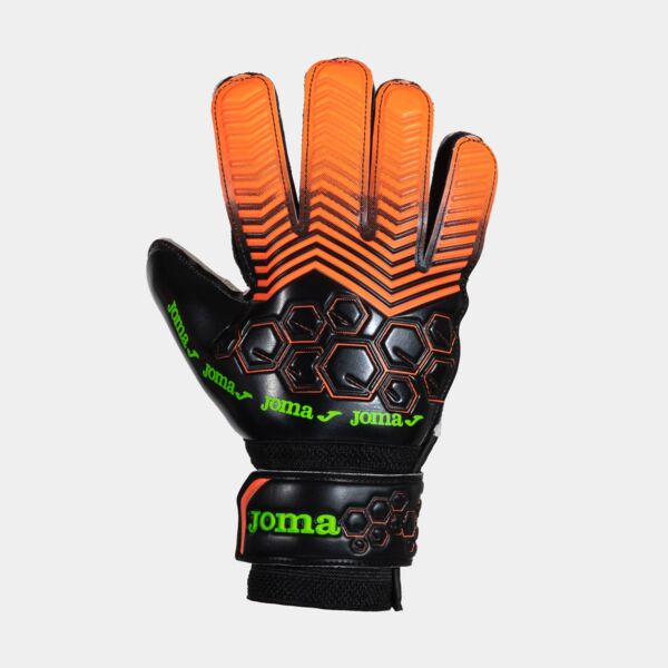 CALCIO GOALKEEPER GLOVES FLUOR CORAL BLACK Thumbnail
