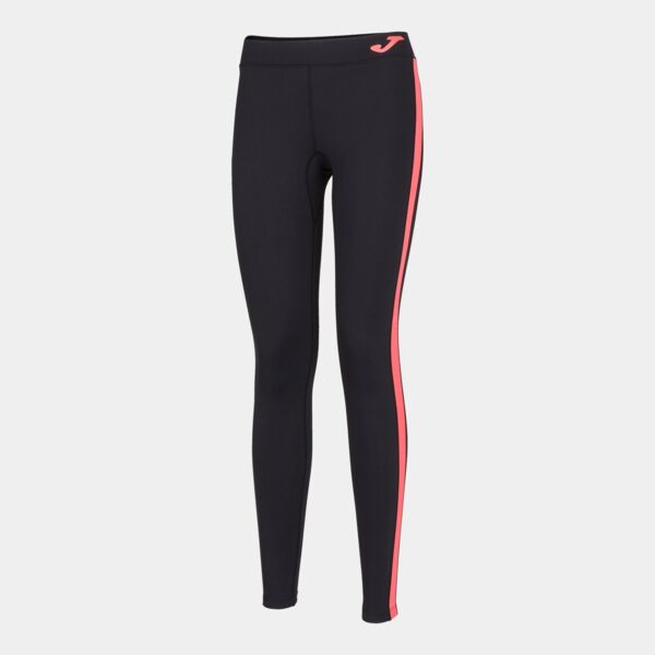 LONG BLACK-CORAL FLUGOLD MESH LEGGINGS Thumbnail