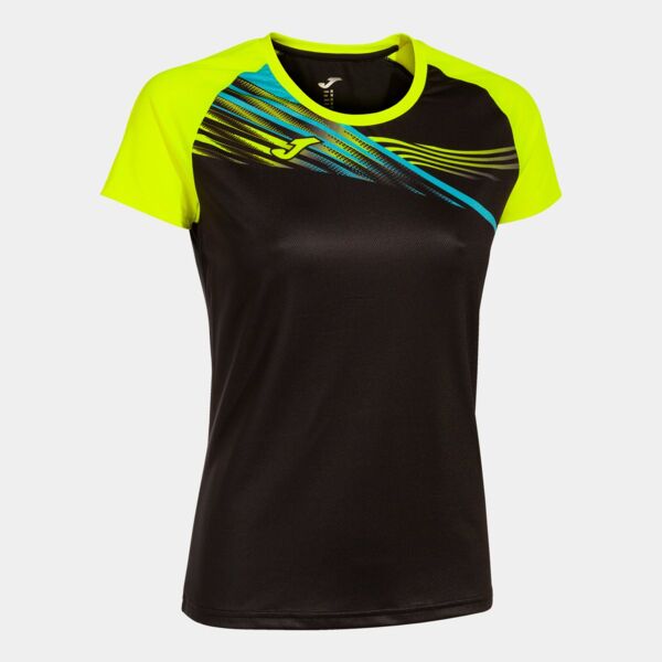 ELITE X SHORT SLEEVE T-SHIRT BLACK FLUOR YELLOW Thumbnail