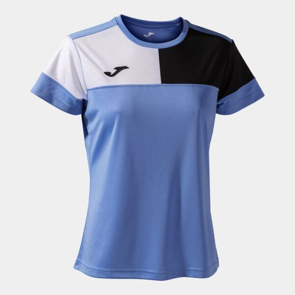CREW V SHORT SLEEVE T-SHIRT BLUE BLACK WHITE Thumbnail