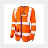 BEAWORTHY ISO 20471 Cl 3 Superior Womens Sleeved Waistcoa Thumbnail