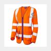 BEAWORTHY ISO 20471 Cl 3 Superior Womens Sleeved Waistcoa Thumbnail