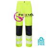 Essentials Hi Vis Eco Coolair 4-Way Stretch Yellow Trousers   Thumbnail